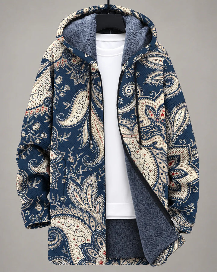 Rosalie Botanical Sketch Hooded Jacket