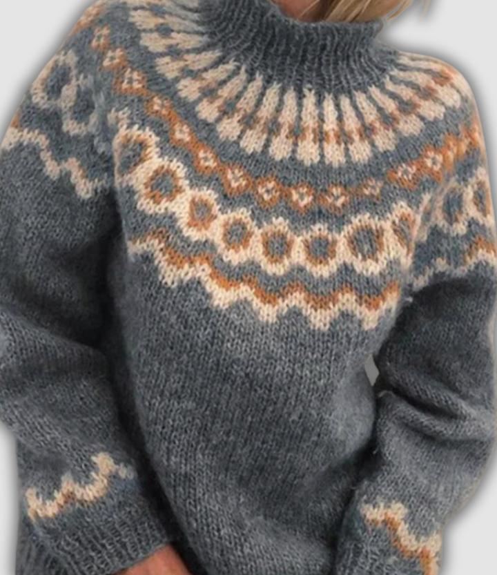 THE SERAPHINE | RETRO TURTLENECK SWEATER