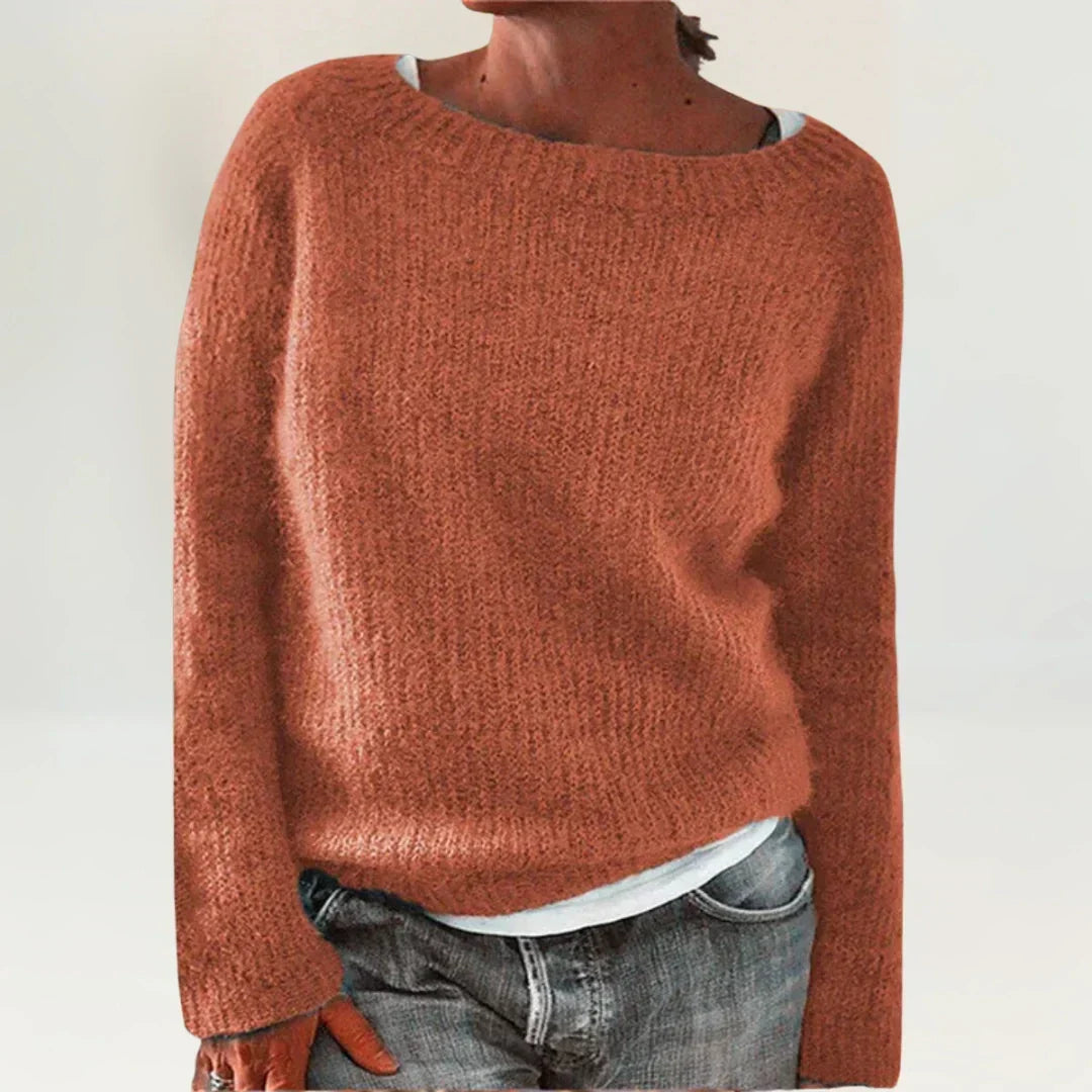 SUZY | COZY SWEATER ORANGE