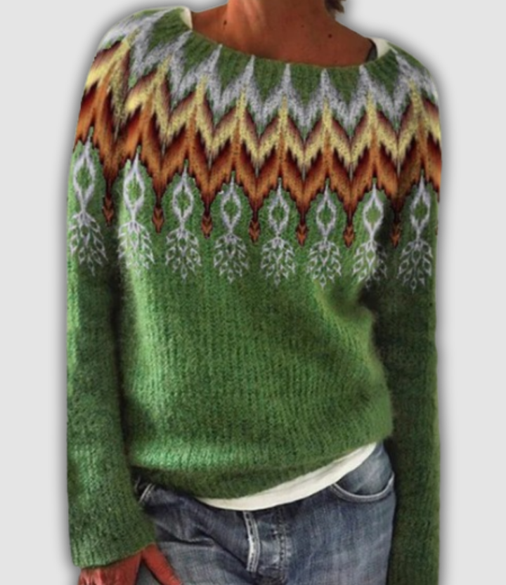 THE LINORA NORDIC | RETRO SWEATER