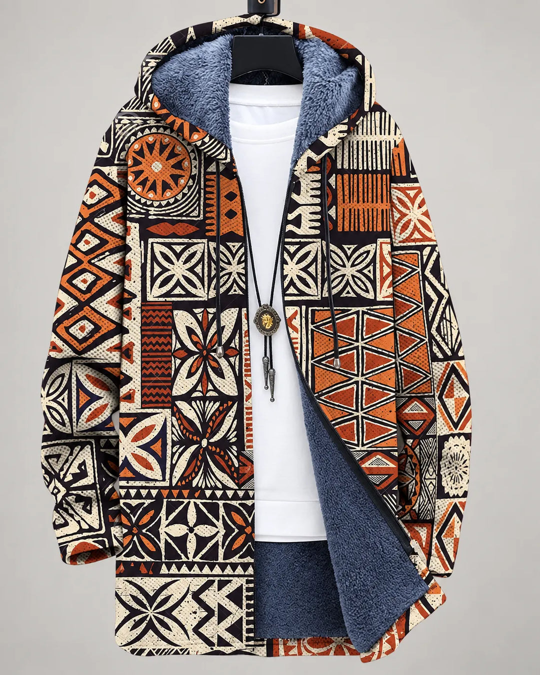 Serena Vibrant Wave Hooded Jacket