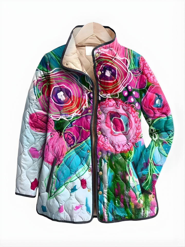 Kimberly | Elegant Floral Pattern Jacket