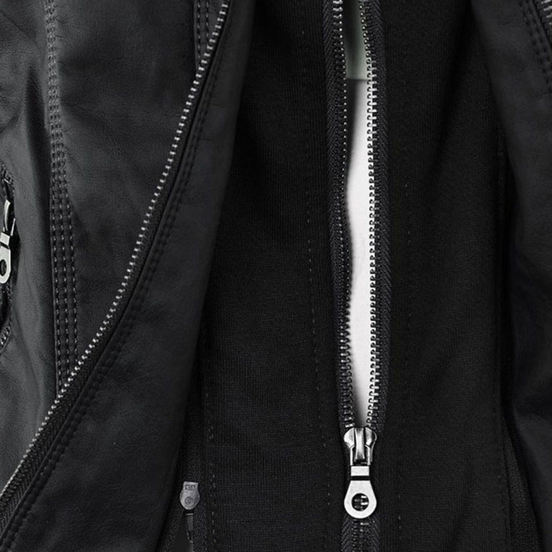 SYLVIA | Hooded Moto Jacket