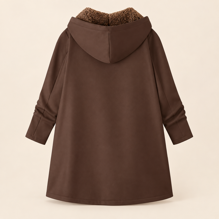 Heather | Cozy Hooded Longline Coat