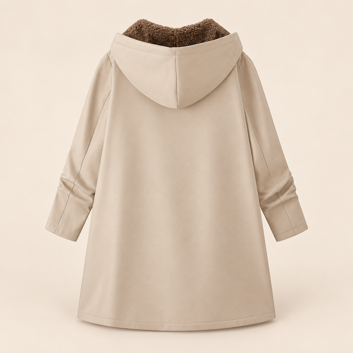 Heather | Cozy Hooded Longline Coat