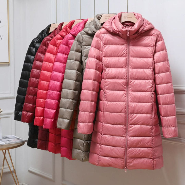 Linda | Women's Ultralight Hooded Puffer Coat