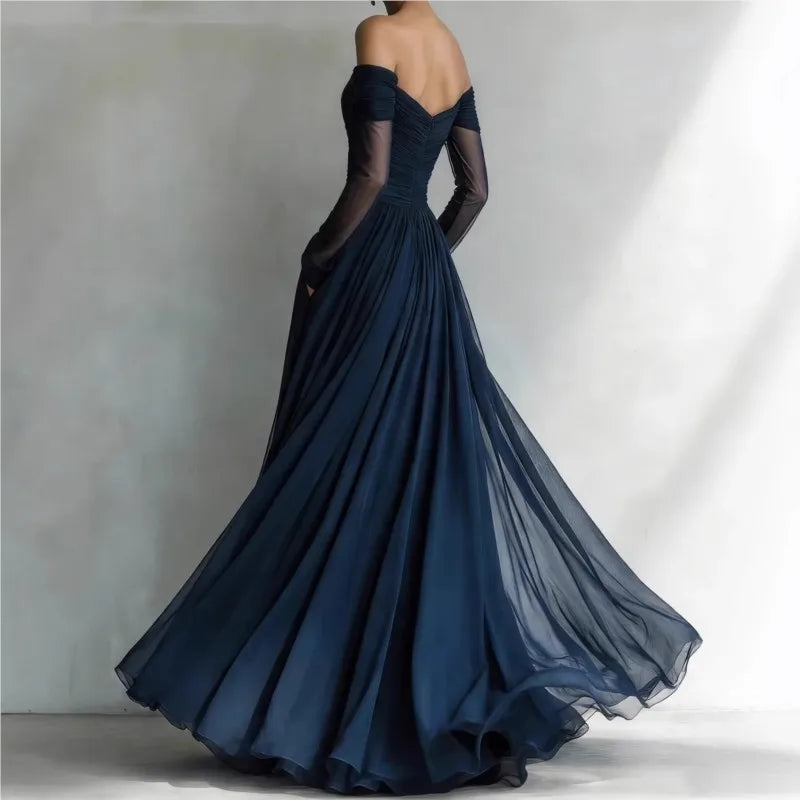 Eleonora - Long Off-Shoulder Dress