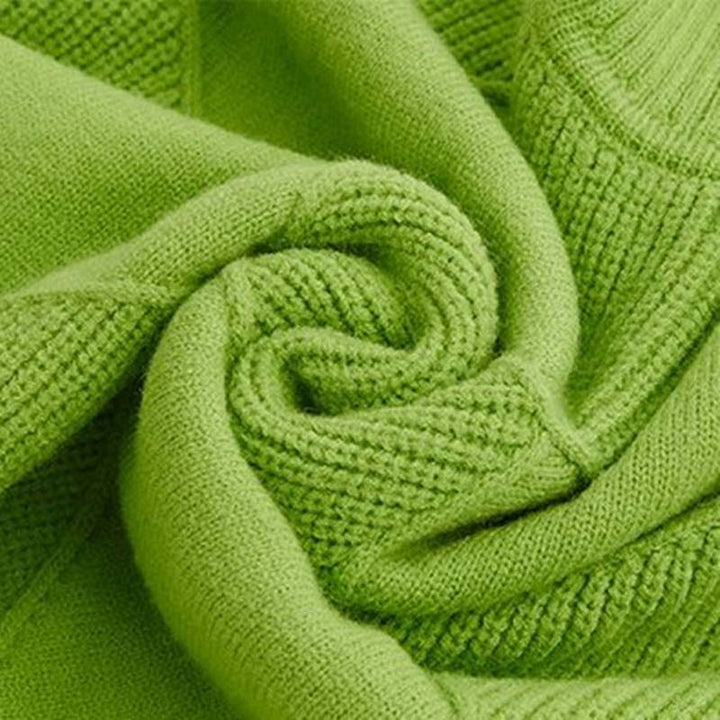 Kylie | Textured Turtleneck Knit Sweater