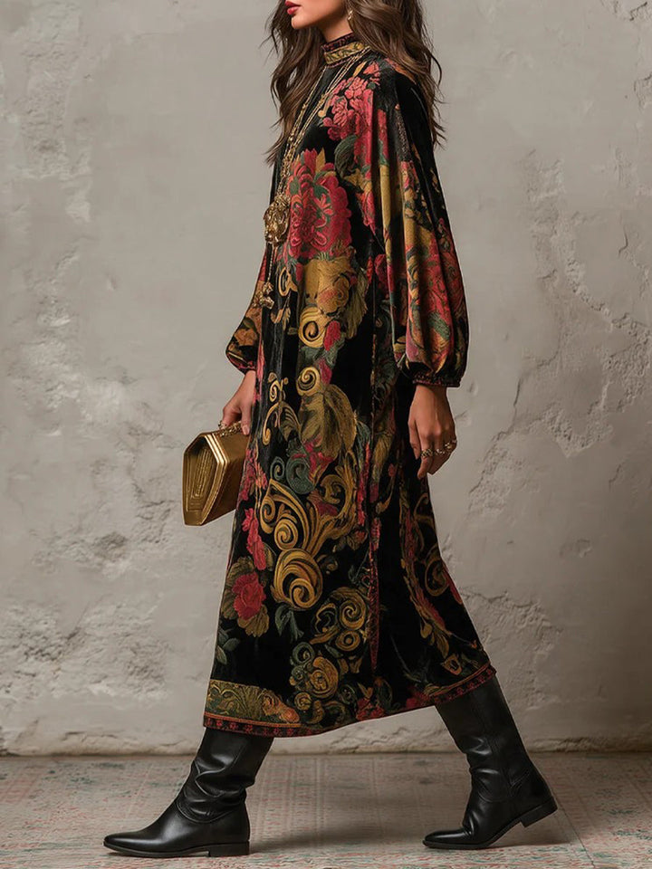 Michelle™ | Velvet Midi Dress
