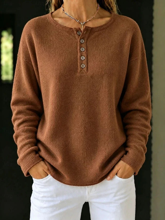 Victoria™ | Women's Knitted Ribbed Sweater